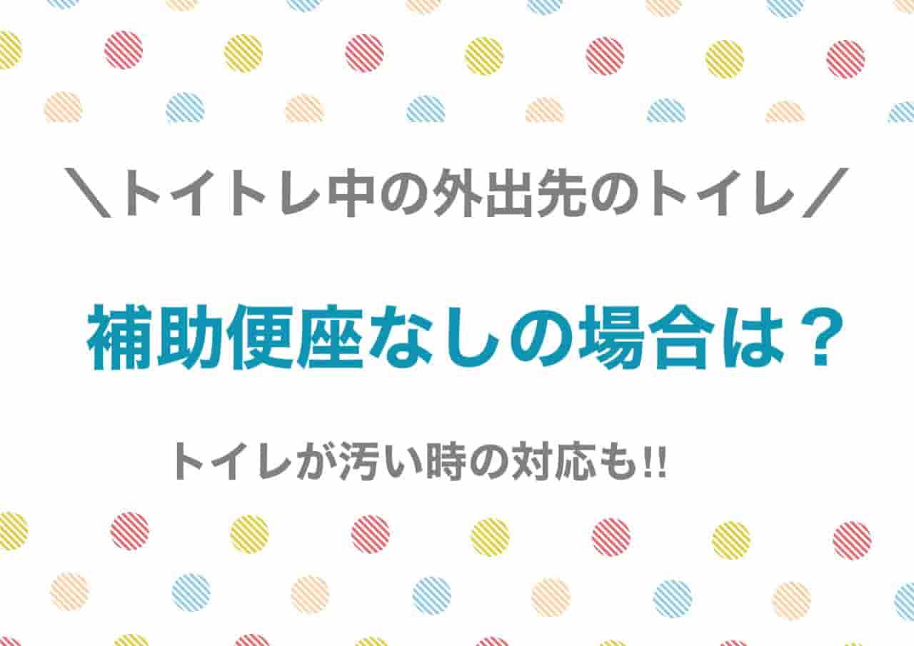 トイトレ外トイレ補助便座なし